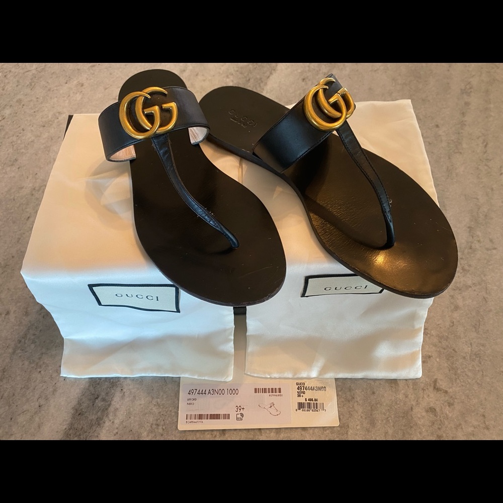 Authentic GUCCI GG Sandals